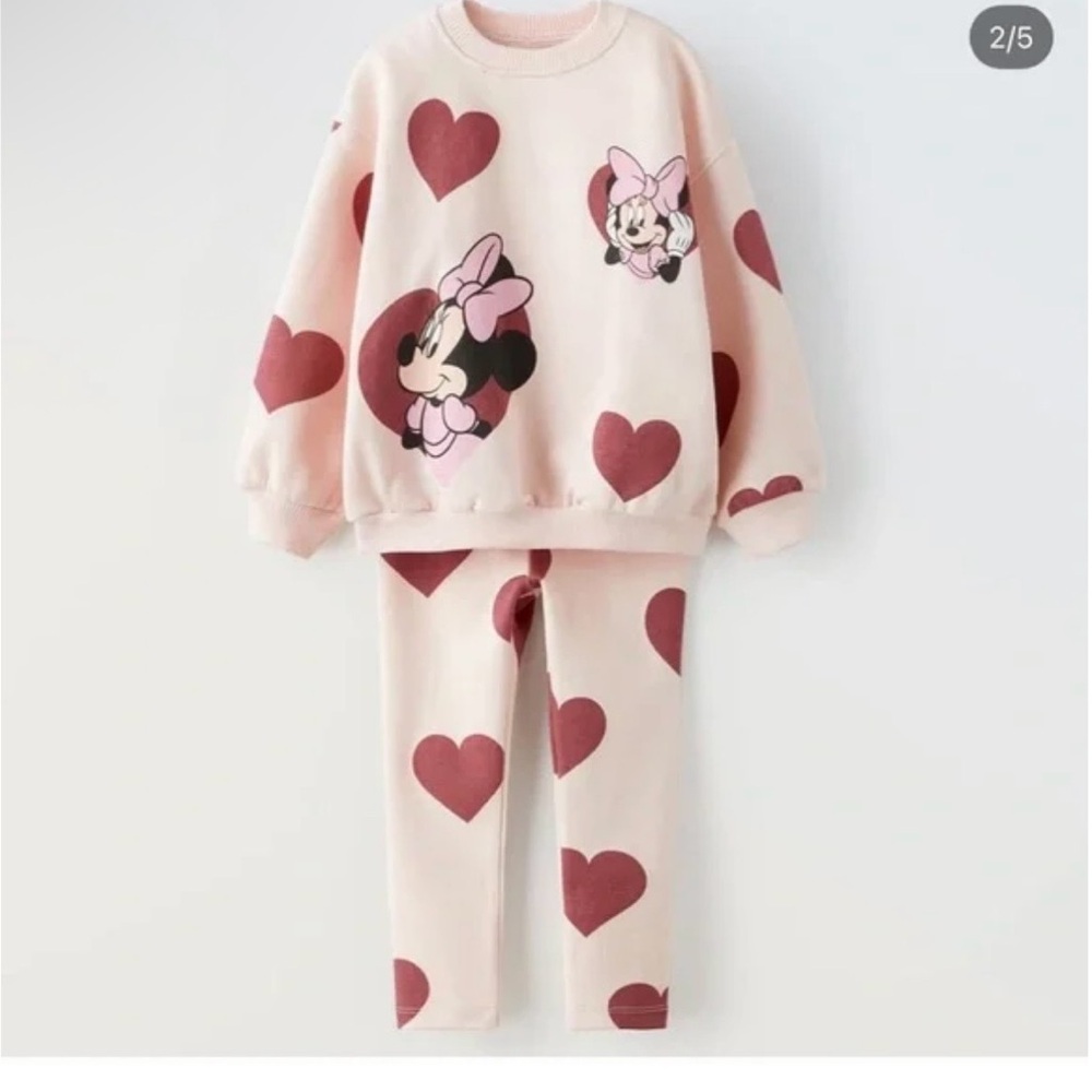 Disney Minnie Mouse Pink Zara set